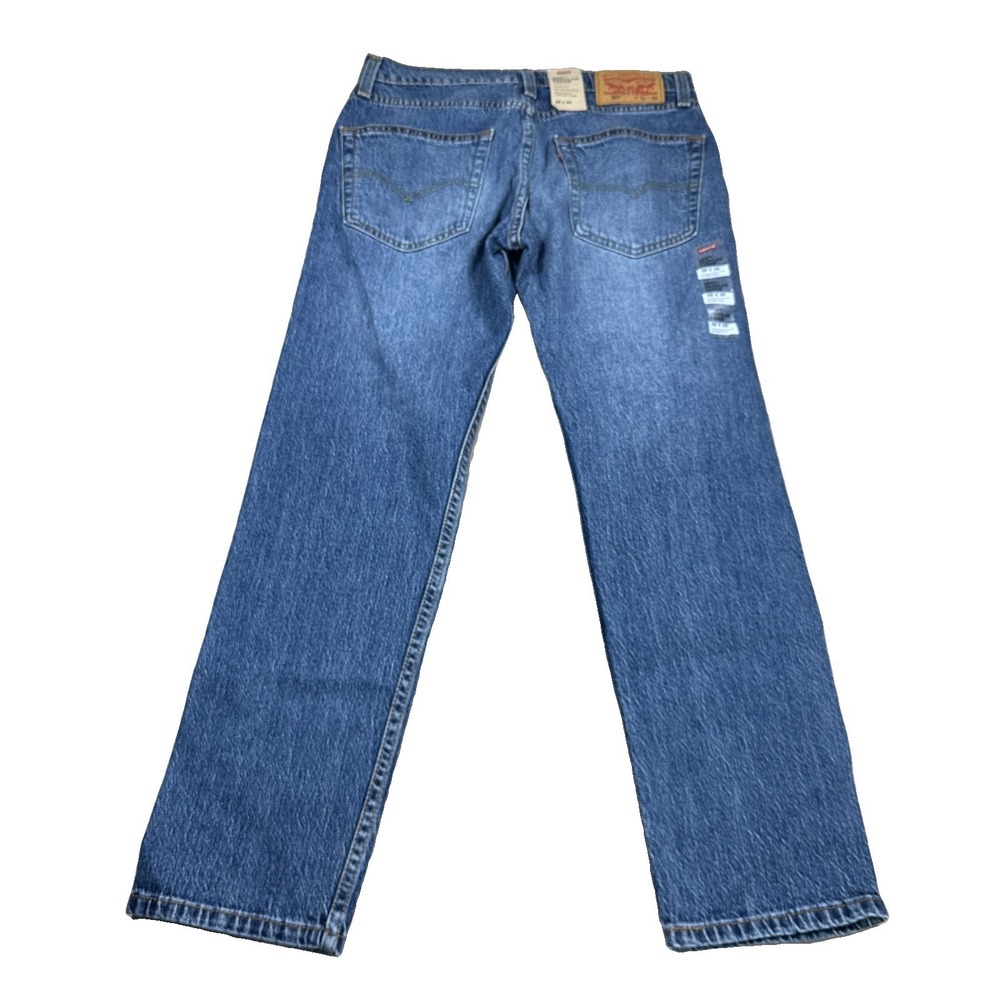 Levi's 502 Taper Jeans Men's 30X30 (30x 28.5)  Tapered Fit Blue Stretch NWT - Picture 6 of 15